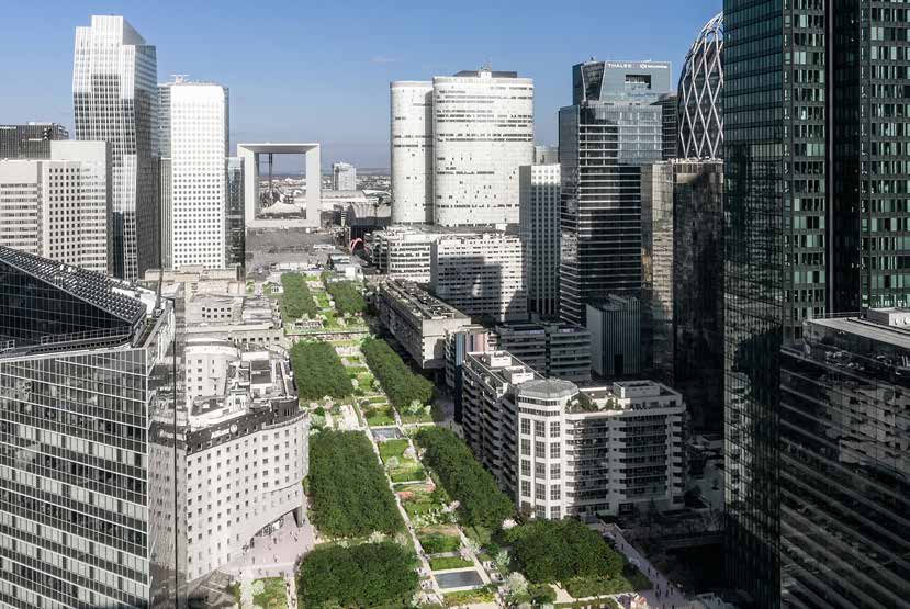 Paris La Défense transforme l’Esplanade en parc urbain 